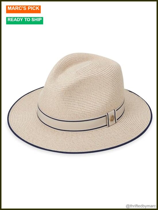 UPF 50+ Flexi-Weave Fedora Hat, 3-Inch Brim, Packable, Adjustable Fit for Golf